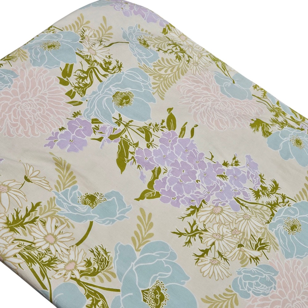 Waverly Fabrics Fresh Flowers Floral Homemade Tablecloth Cottagecore Cottage